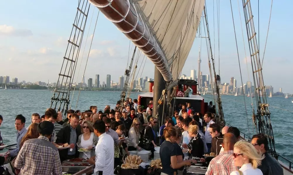Lake Ontario Cruise on Tall Ship Kajama with Skyline Views