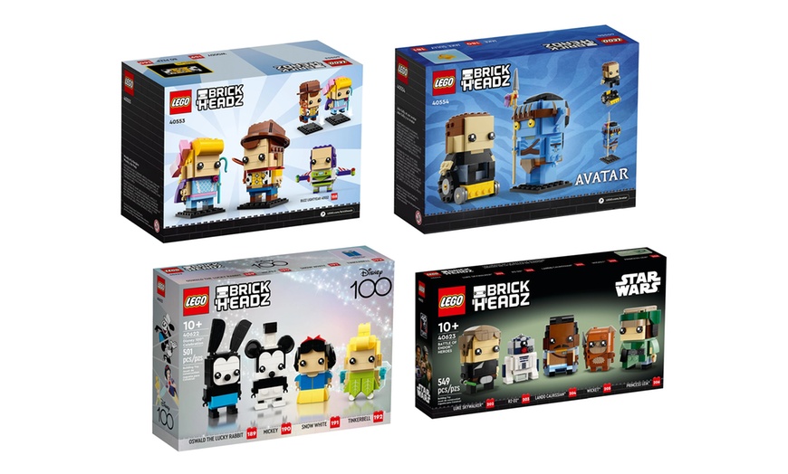 Image 1: LEGO BrickHeadz, Disney and Star Wars Character Collections