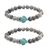 Image 4: Two-Piece Turquoise Turtle Bracelets
