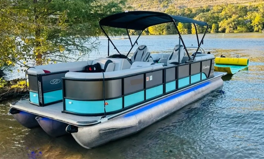 Image 11: Up to 26% Off Lake Austin Captained Pontoon Boat Rentals