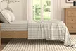 Soft Stripe Printed Microfiber Bed Sheet Set - Second Medium