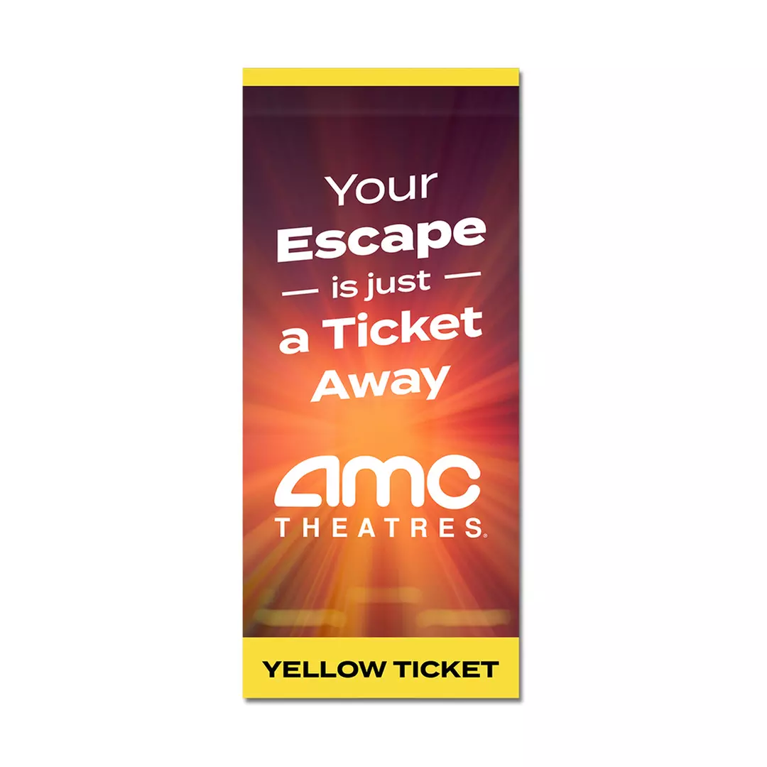 AMC: Yellow Tickets & Snacks – Experience big-screen magic Anytime!