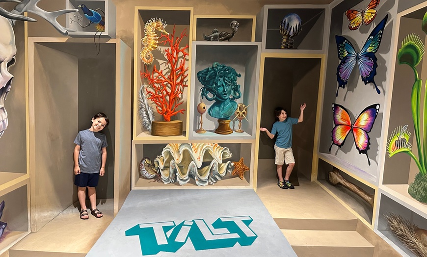 Image 3: Explore 3D Art, Illusions & Rotating Artist Showcases at Tilt Museum