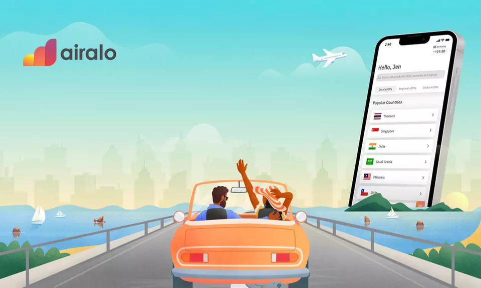 20% de réduction sur Airalo, la boutique d'eSIM