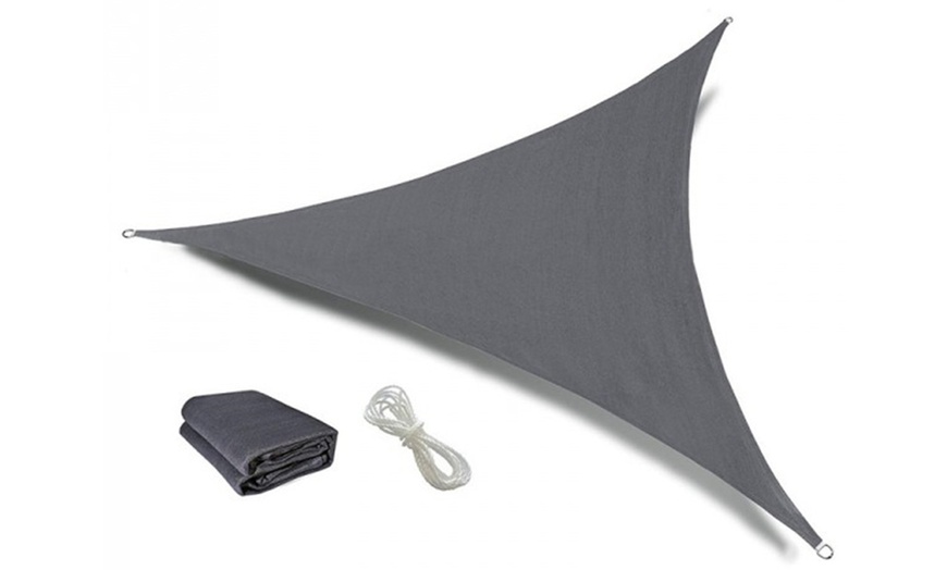 Image 7: Triangle Shade Camping Cloth