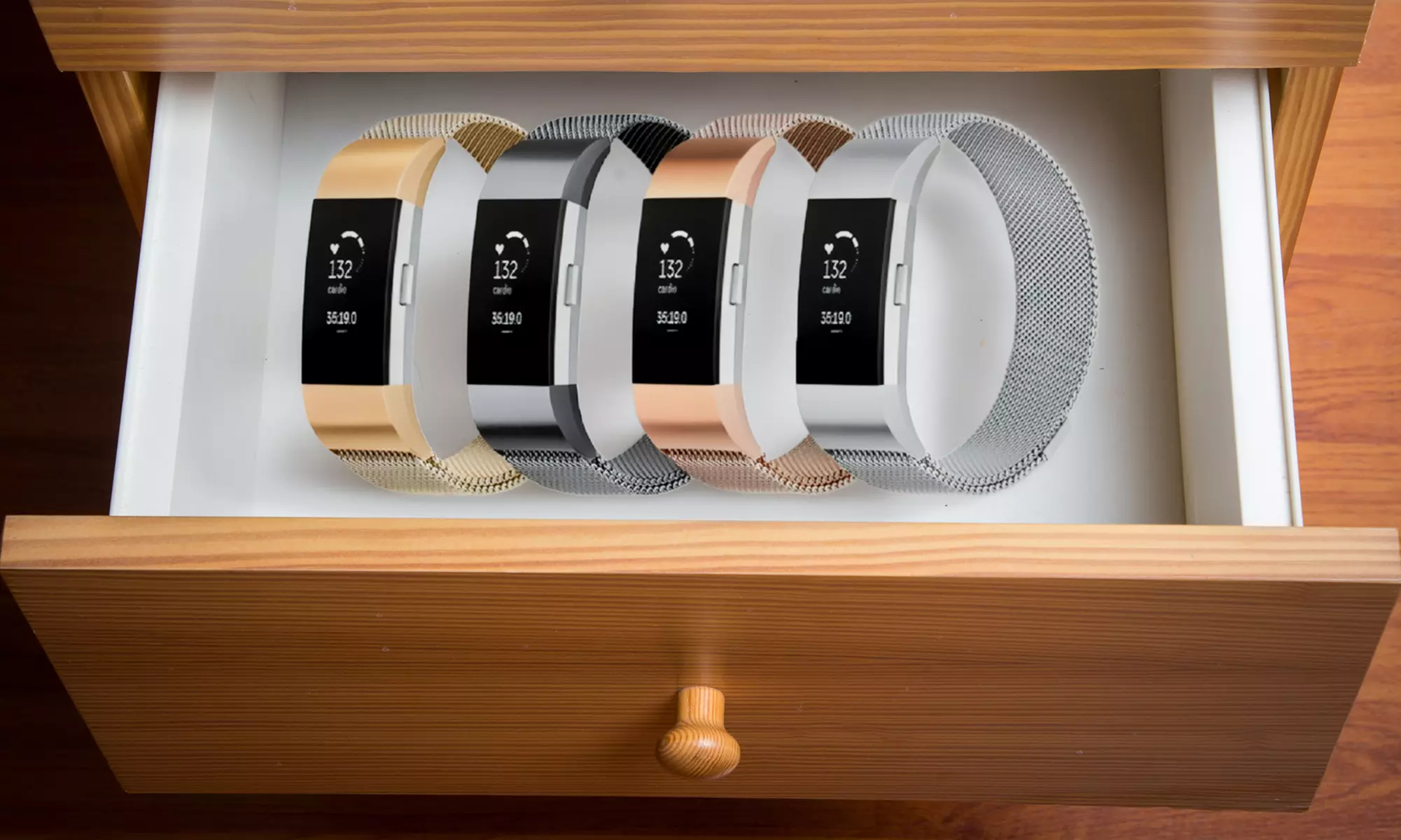 Waloo Milanese Loop Band for Fitbit Charger 2