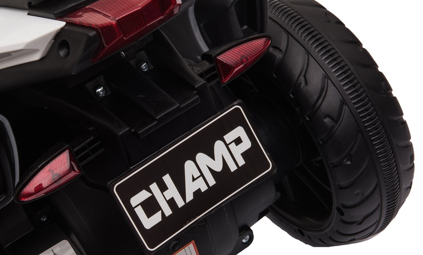 Image 5: HomCom Kids Electric Motorcycle Ride-On Toy