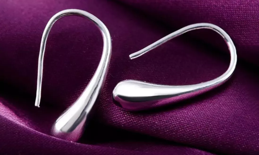 925 Sterling Silver Teardrop Earrings
