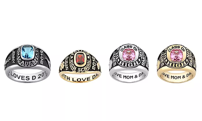 Women's and Men's Silver or Yellow Celebrium Class Rings from Limogés Jewelry (Up to 44% Off) - Primary Image
