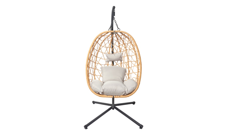 Image 2: Fauteuil suspendu effet rotin "Lima" de Kocoon