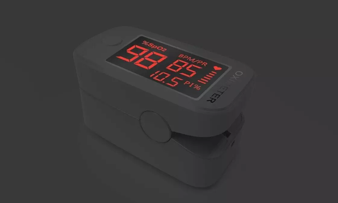 Pulse Oximeter Fingertip Heart Rate Blood Oxygen Monitor w/ 1.5" LED Display