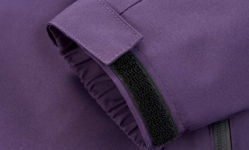 Image 18: Blu Apparel Women's Mesh Lined Rain Jacket 