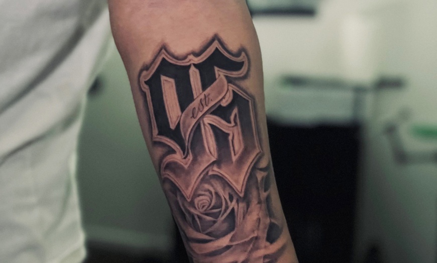 Image 8: Get 1 x 1 or 2 x 2 Inch/ Custom Tattoo Design & Size w/ Consultation