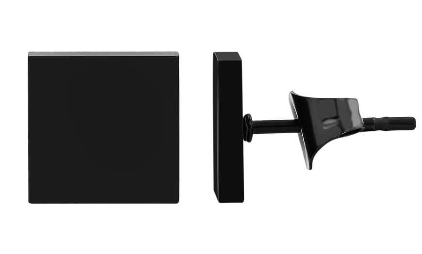 Image 49: Akzent Edelstahl-Ohrstecker für Damen