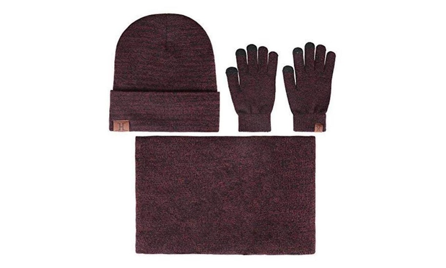 Image 11: Ensemble bonnet, écharpe et gants