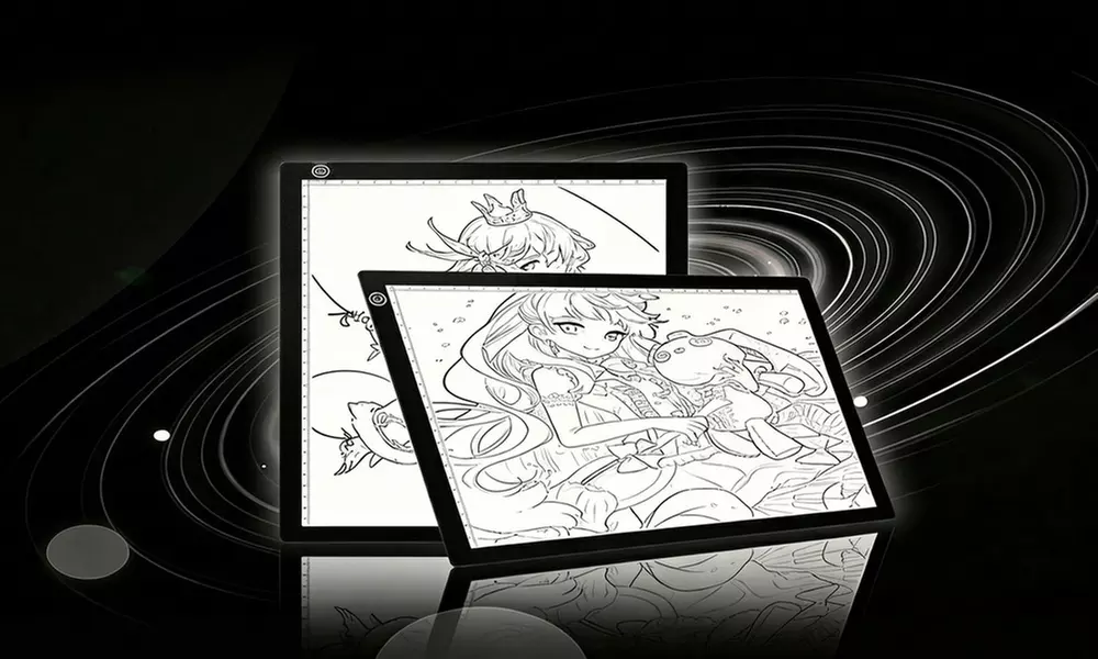 A4 LED Light Box Tracing Pad with Dimmable Brightness