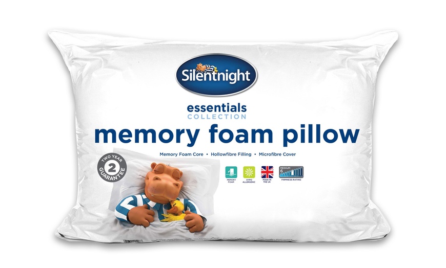 Image 3: Silentnight Memory Foam Pillow