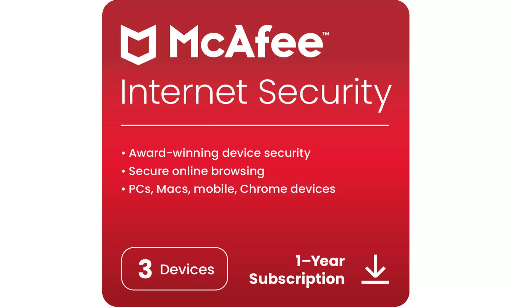 McAfee Total Protection or Internet Security, Up To 75% Off
