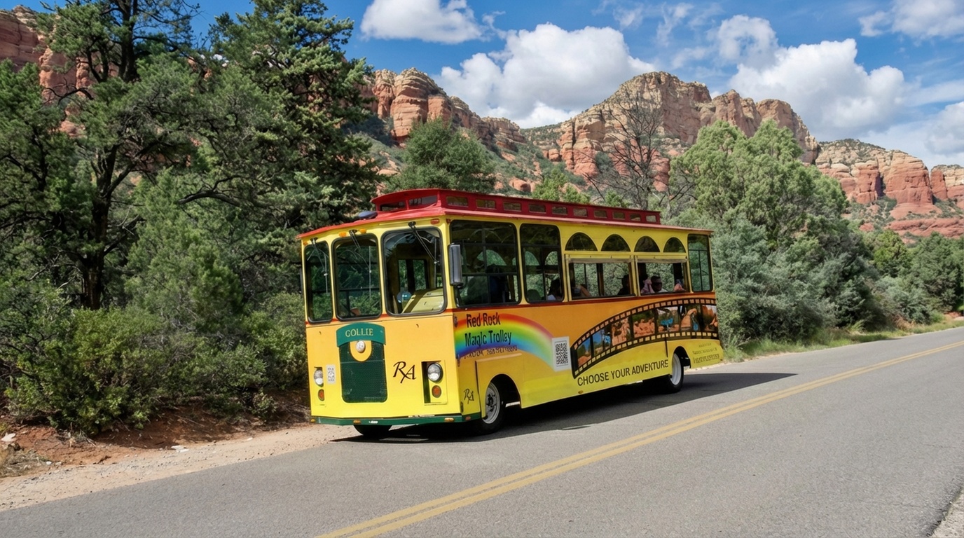 Narrated Trolley & Van Tours through Sedona's Red Rock Landscapes