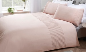 Polycotton Pintuck Duvet Set 