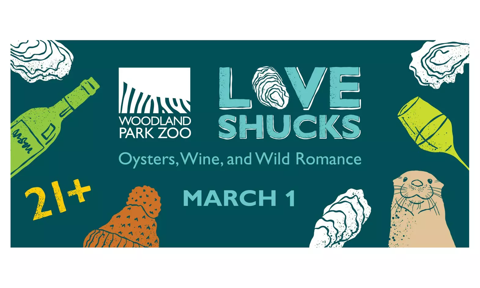 Admission to Love Shucks! Oysters, Wine & Wild Romance (Up to 23% Off) - Primary Image