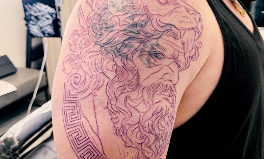 Image 3: Enjoy with Half or Full Day Tattoo Session; Up to 4 or 8 Hour