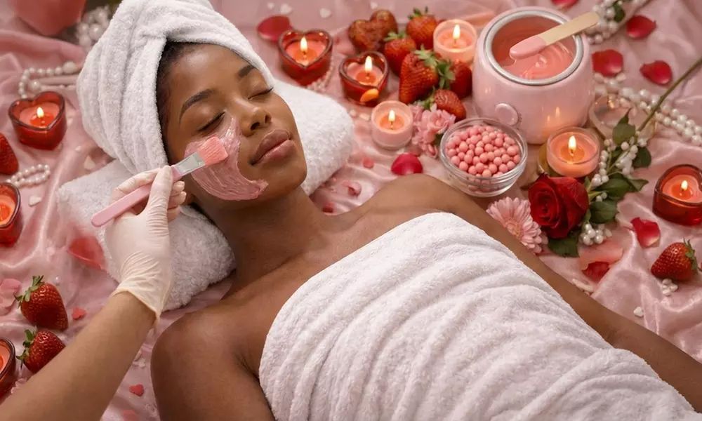 Get Glowing with a Valentine's Glow & Smooth Package at The Melanated Esthi (Up to 33% Off) - Primary Image