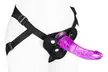 Strap-On Harness Kit 8.3 inches G-Spot Realistic Dildo Purple - Second Medium