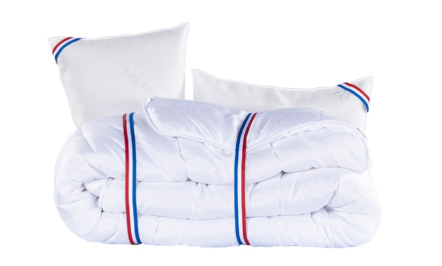 Image 7: Ensemble matelas Iris mousse ferme 20 cm sommier 13 cm LUXURY LITERIE