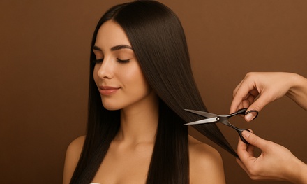 Brazilian Keratin or Protein Hair Straightening + Haircut - Sally Queen Salon
