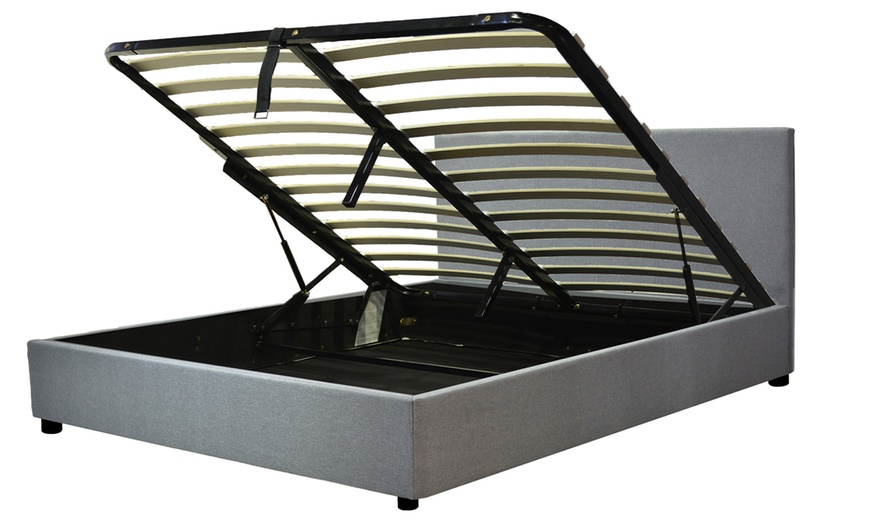 Image 3: Canapé abatible de láminas y colchón opcional, de Sampur