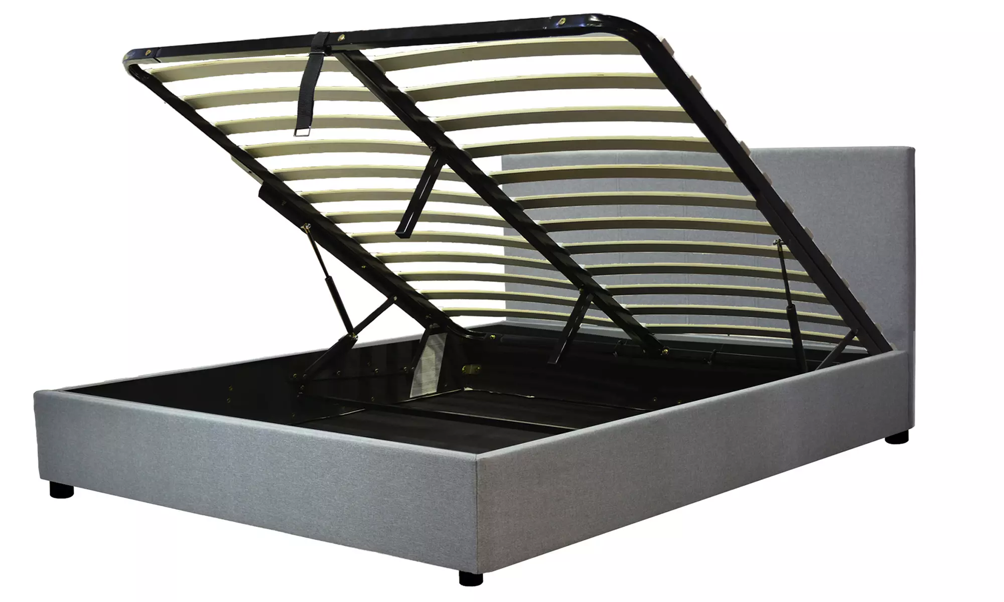 Canapé abatible de láminas y colchón opcional, de Sampur