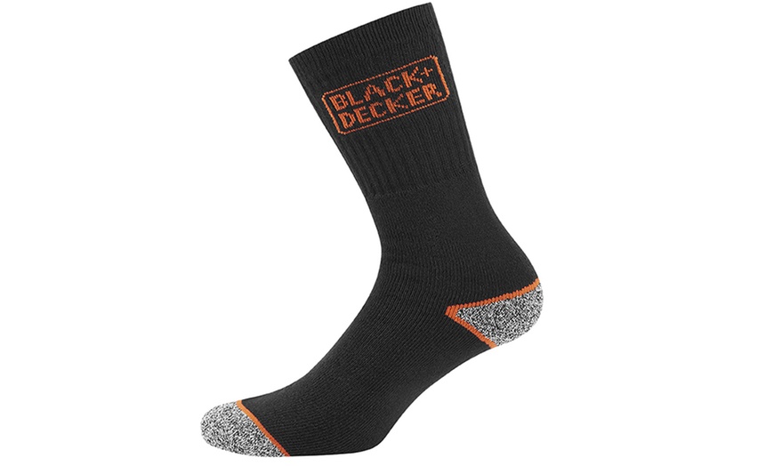 Image 4: Lot de 6 paires de chaussettes de travail BLACK+DECKER