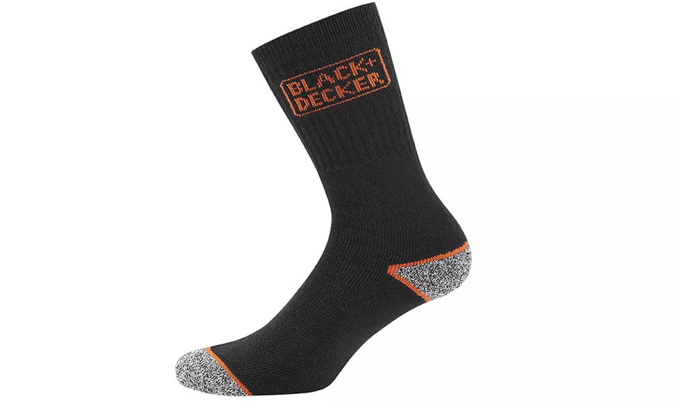 Lot de 6 paires de chaussettes de travail BLACK+DECKER