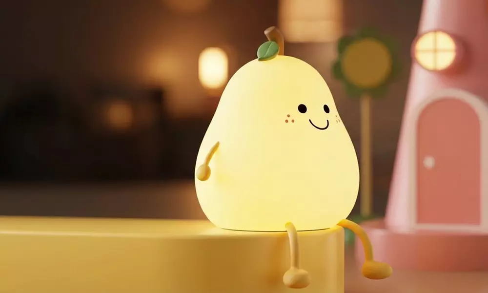 Silicone Pear Night Light