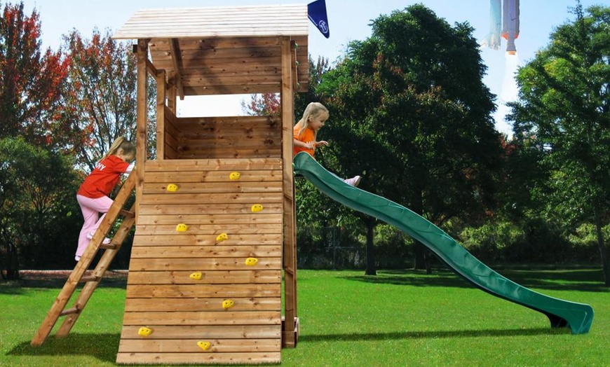 Image 5: Solid Wood Climbing Frames