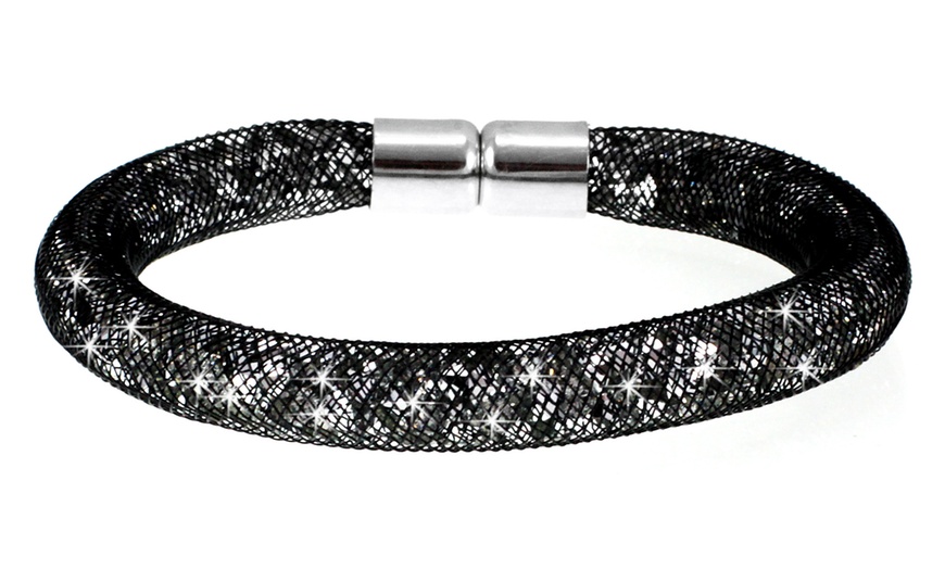 Image 6: Pulsera en tonos plateados de SC Crystal