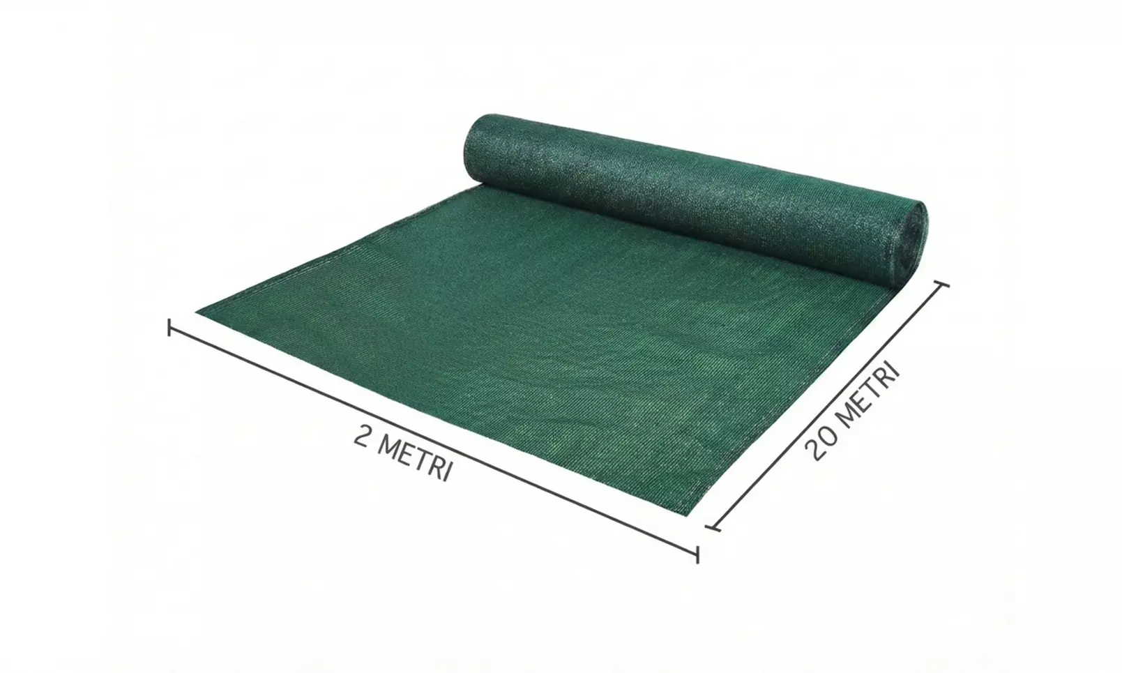 Schaduw- en privacydoek op rol