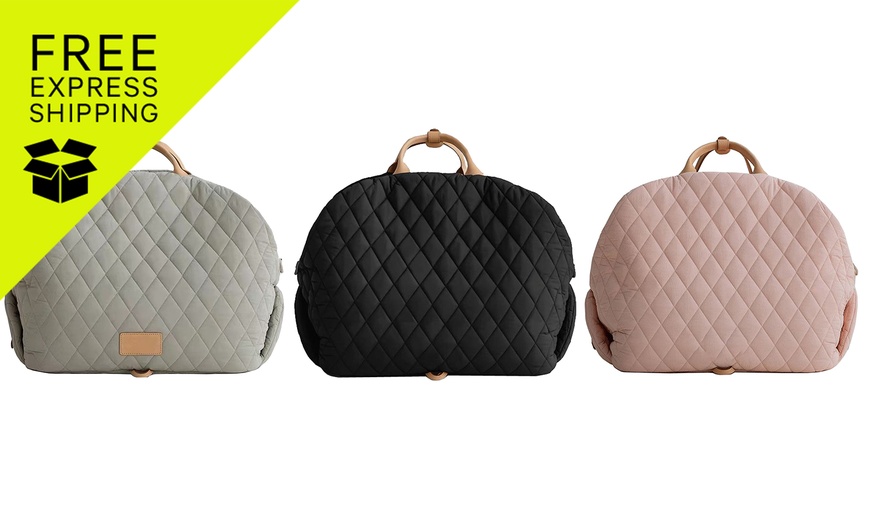 Image 1: Pet Carrier Handbag Dog Cat Travel Bag Walker Carrier