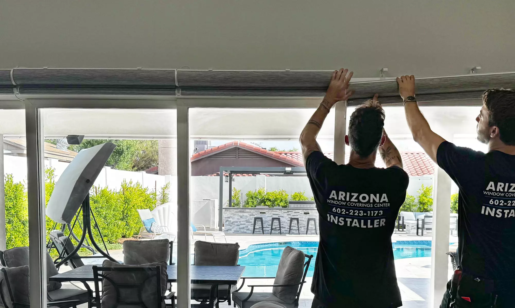 Custom Window Blinds, Mesa Special, or Scottsdale Style Roller Shades