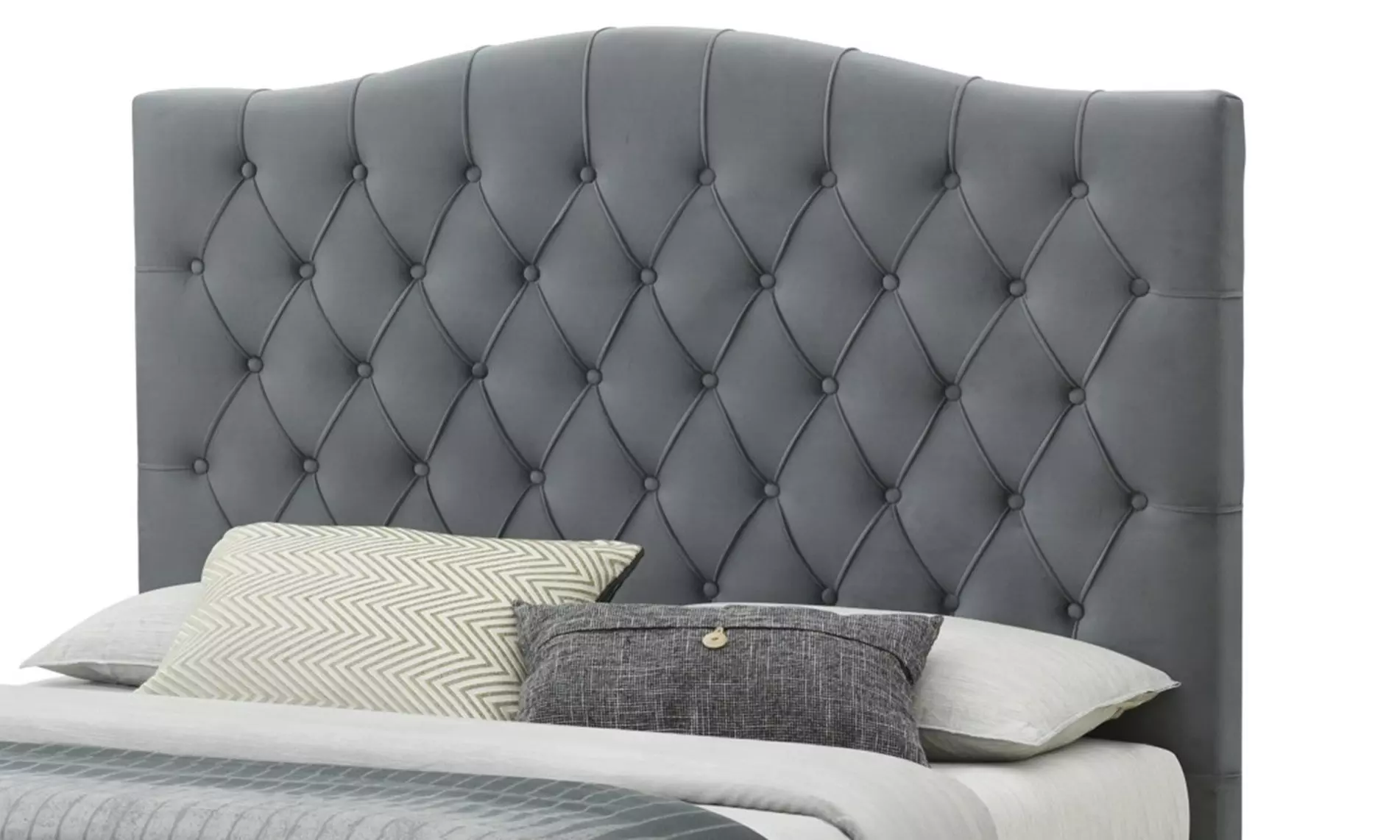 Sareer Furniture Felix Upholstered Bed Frame with Optional Mattress