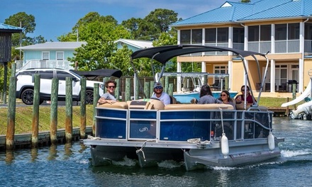 Luxury  Tritoon Boat 2 Hour - OB Watersports
