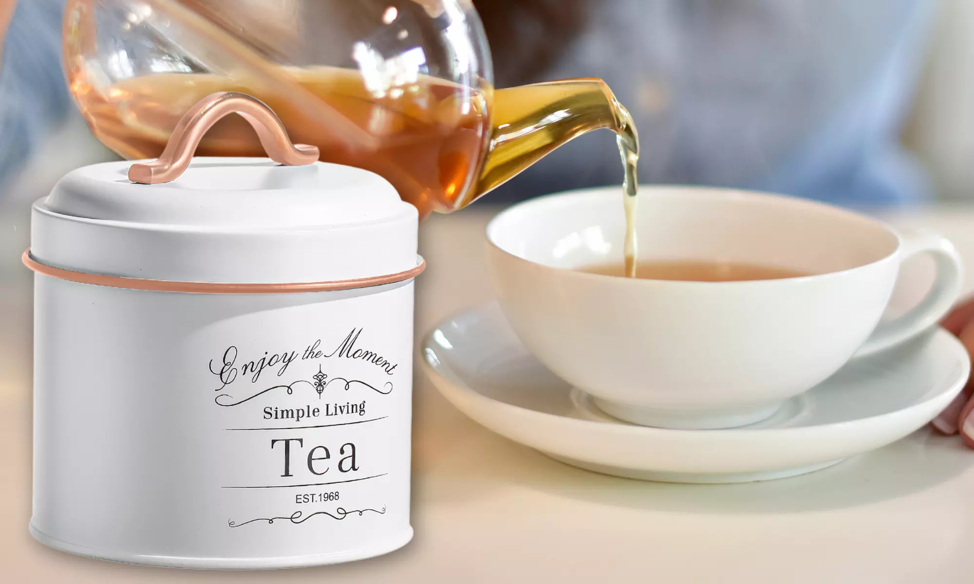 Herzberg 3er- oder 4er-Set Aufbewahrungsdosen im Retro-Stil