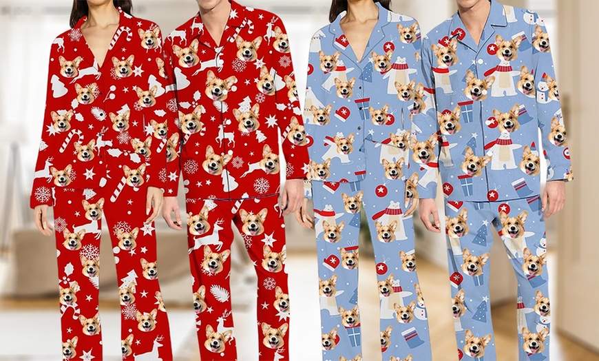Image 14: Full or Half Set of Custom Pajamas from Justyling