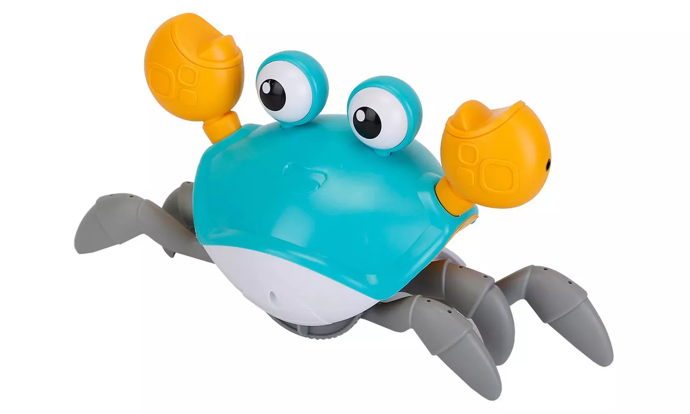 iMounTEK Crawling Crab Baby Toy with Motion Sensor Music and LED Lights