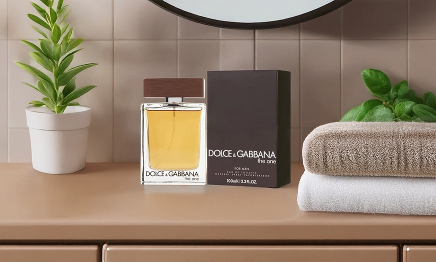 Image 1: Dolce & Gabbana The One Eau de Toilette Spray for Men 3.3 Fl. Oz. 
