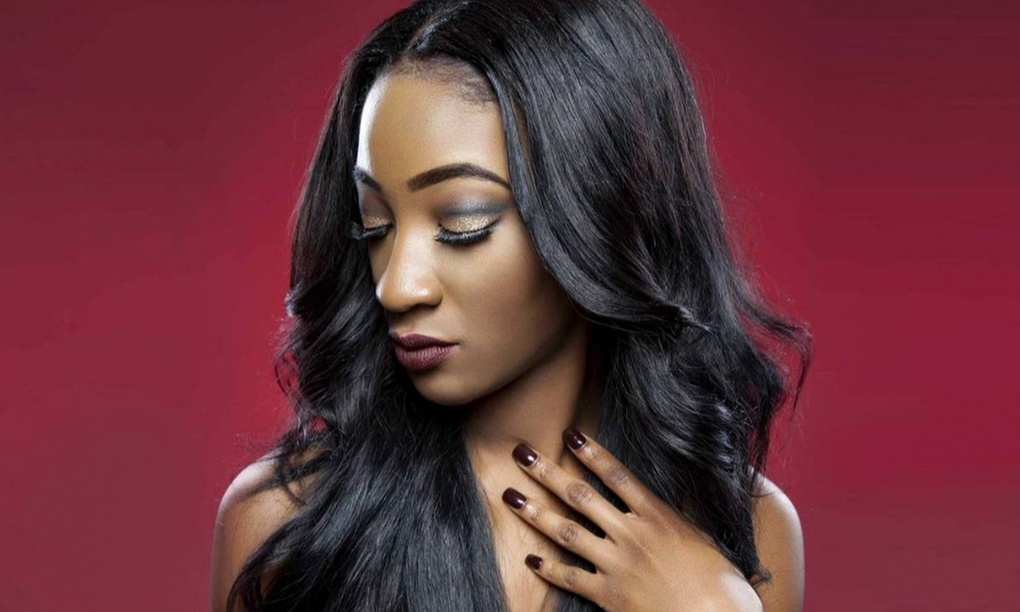 Silk Press with Shampoo, Conditioning & Trim or Sew-In Extensions