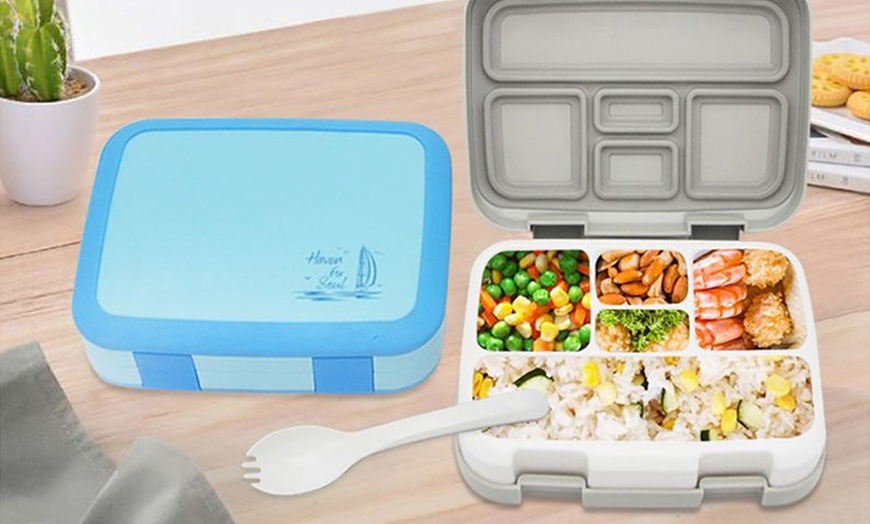 Up To 61% Off One or Two Five-Compartment Lunch Boxes | Groupon