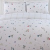 Image 1: Brushed Cotton Meadow Floral Bedding - Duvet Set or Bed Sheet Set