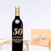 Image 6: Personalized Birthday Gift - Custom Etched Wine Bottle